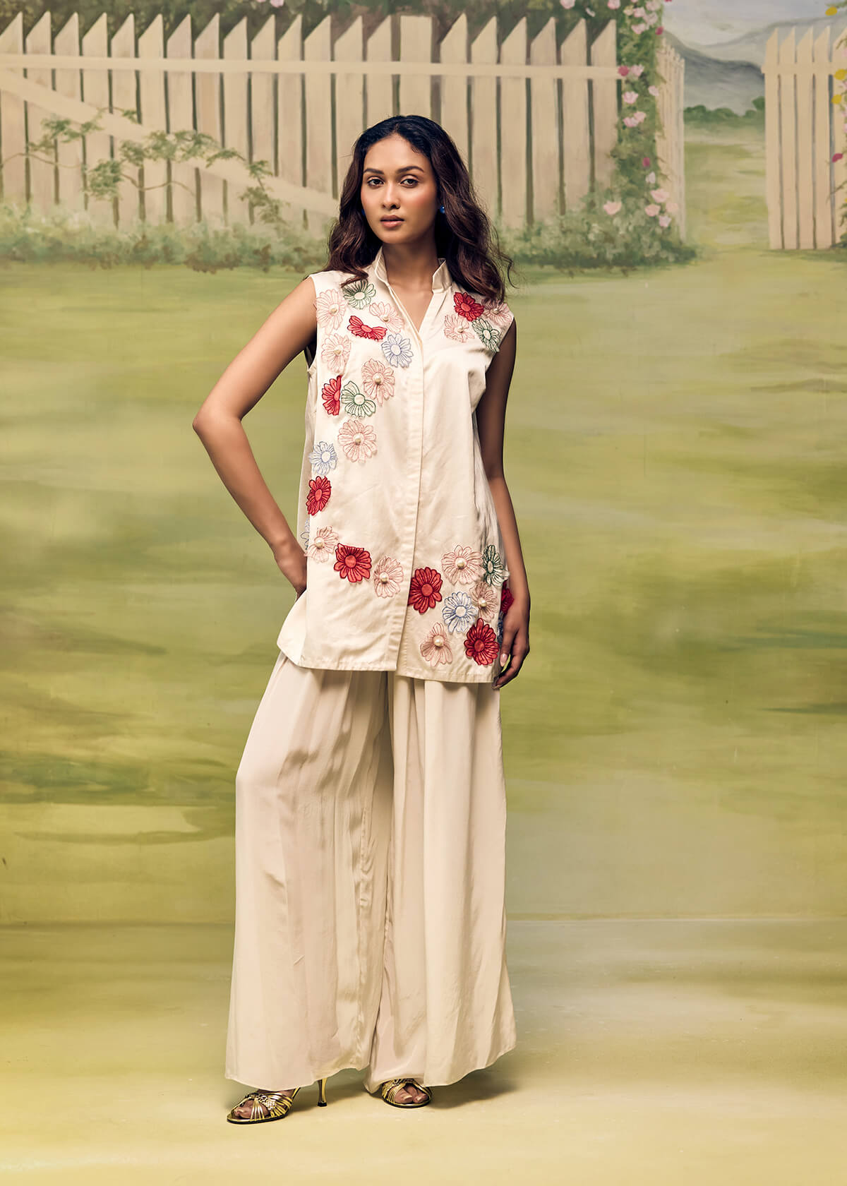 Petal Dust Shirt Co-ord Set