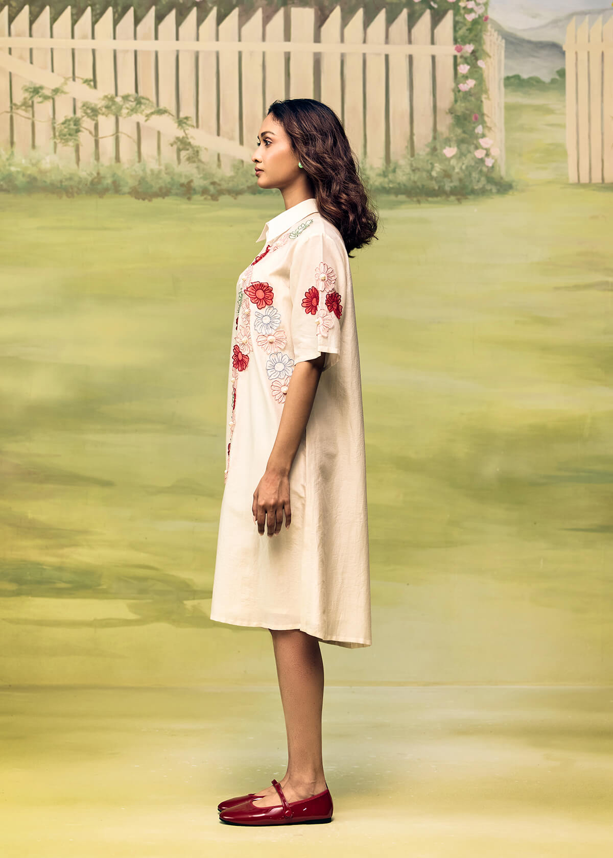 Petal Dust Soft Short Dress - Image 7