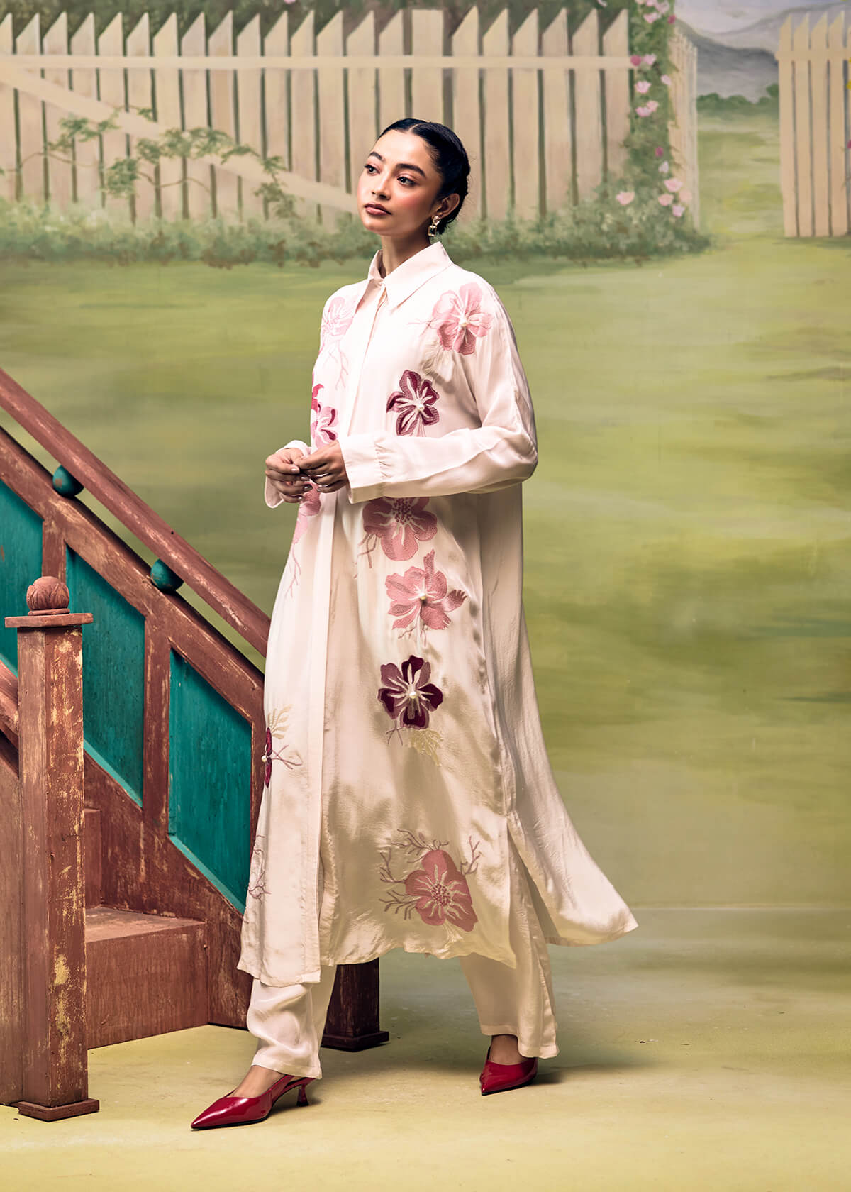 Rose Bloom Relaxed Co-ord Set - Image 6