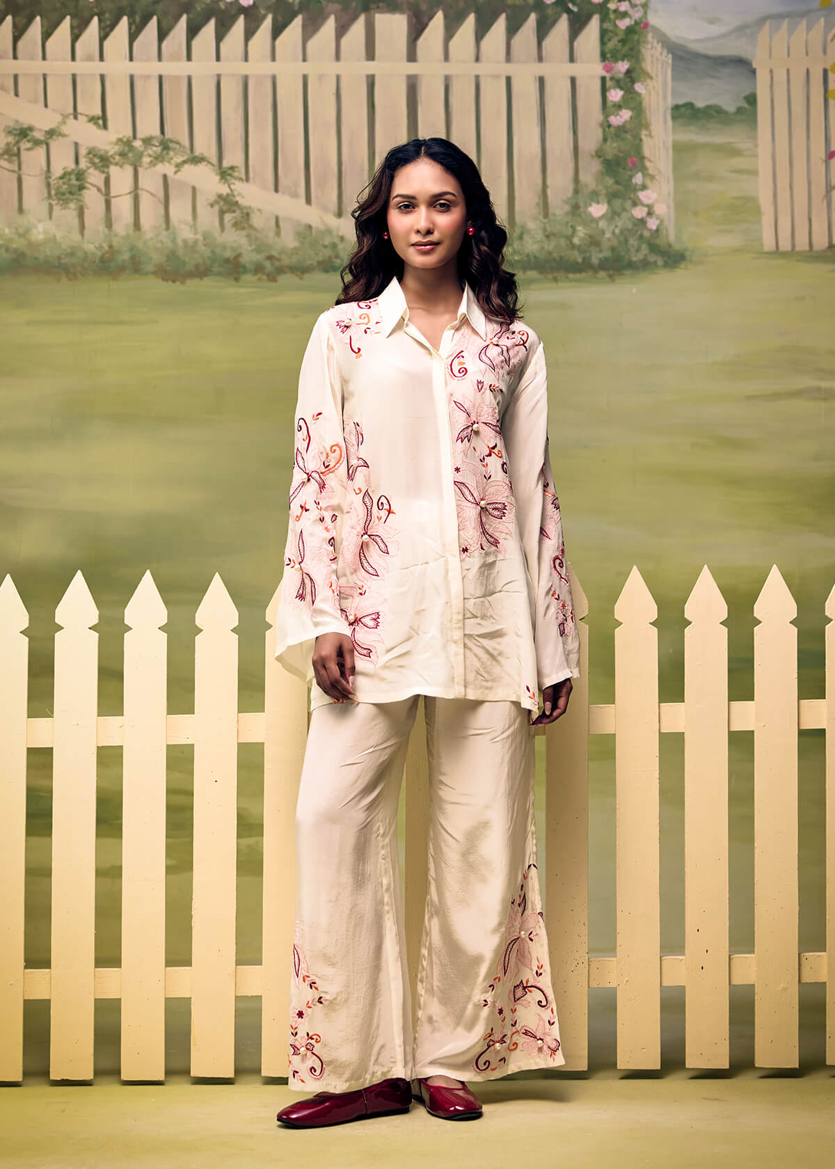 Coral Reverie Relaxed Co-ord Set