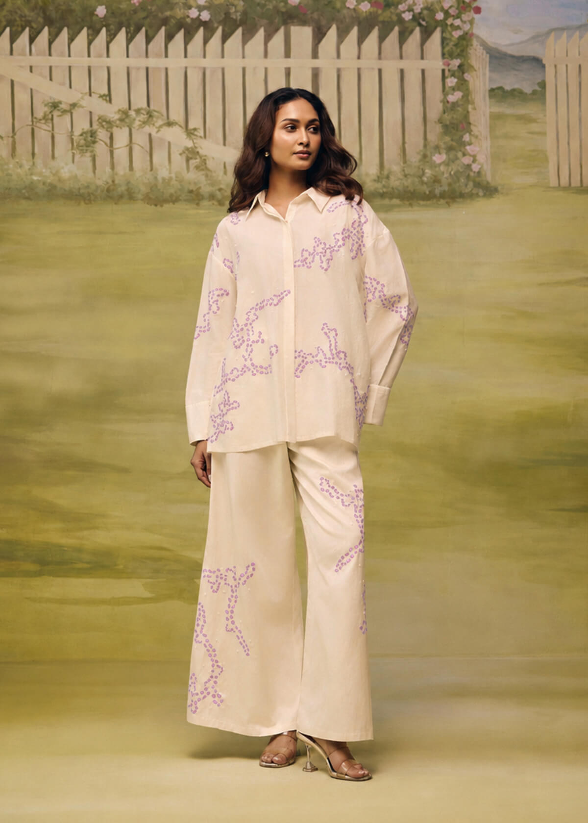 Porcelain Ink Relaxed Co-ord Set