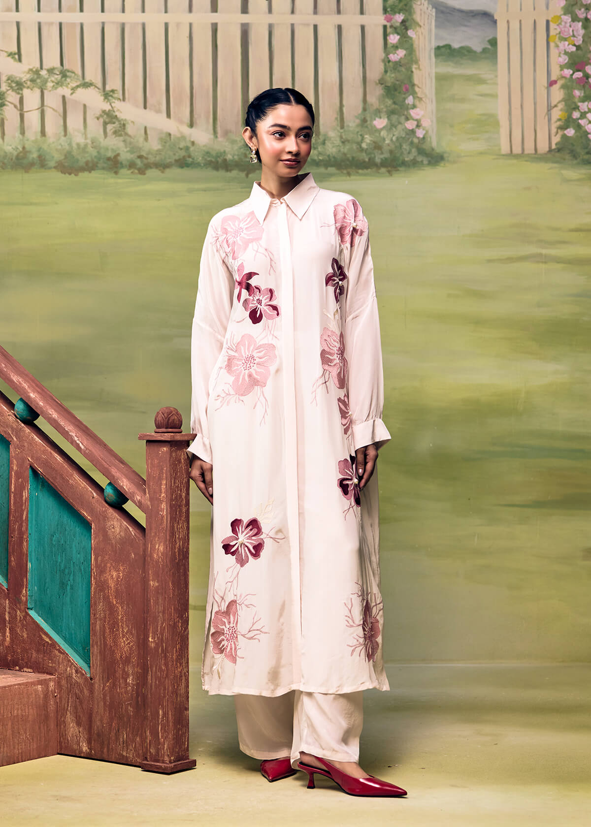 Rose Bloom Relaxed Co-ord Set - Image 7
