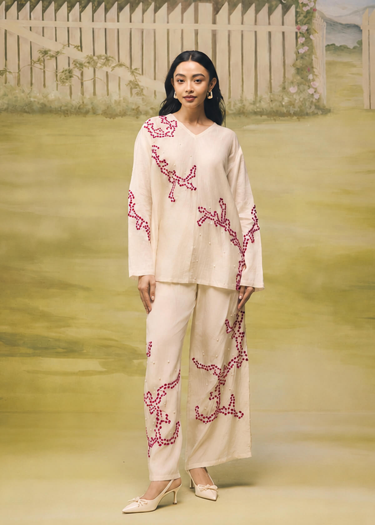 Porcelain Ink Easy Co-ord Set