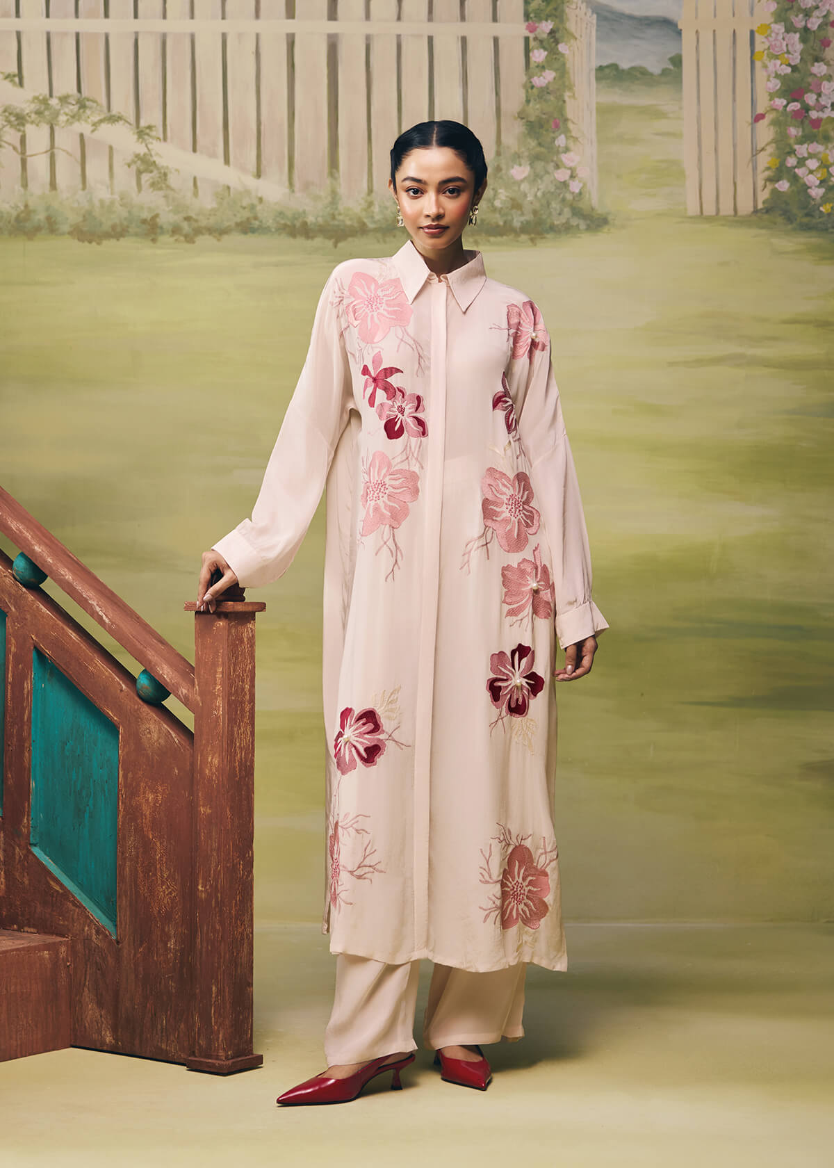 Rose Bloom Relaxed Co-ord Set
