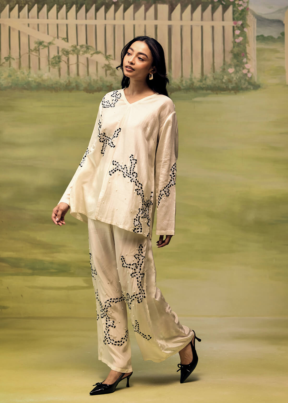 Porcelain Ink Easy Co-ord Set