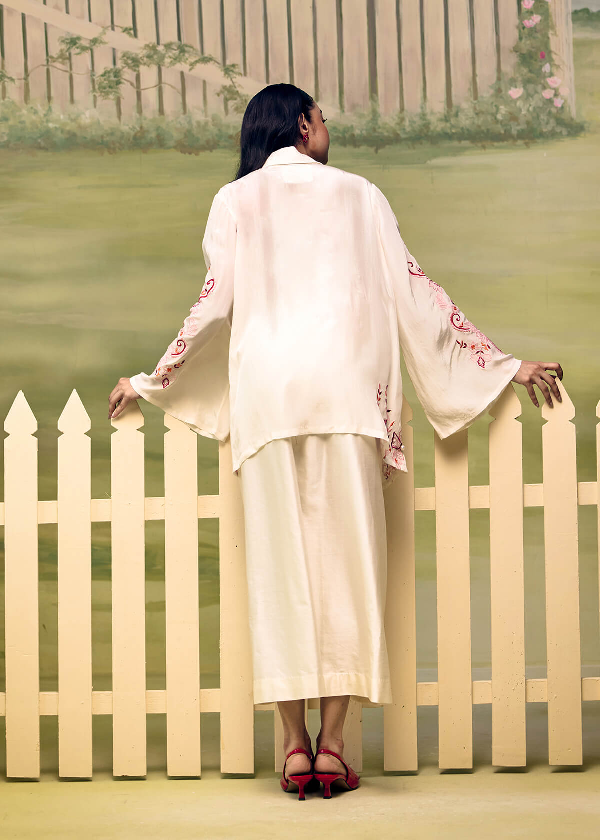 Coral Reverie Flow Sleeve Co-ord Set - Image 7