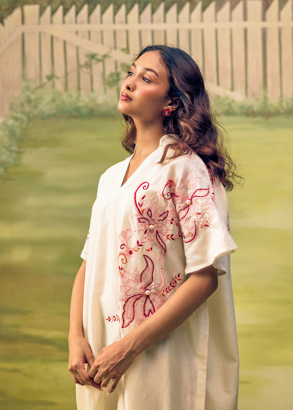 Coral Reverie Flow Dress - Image 6