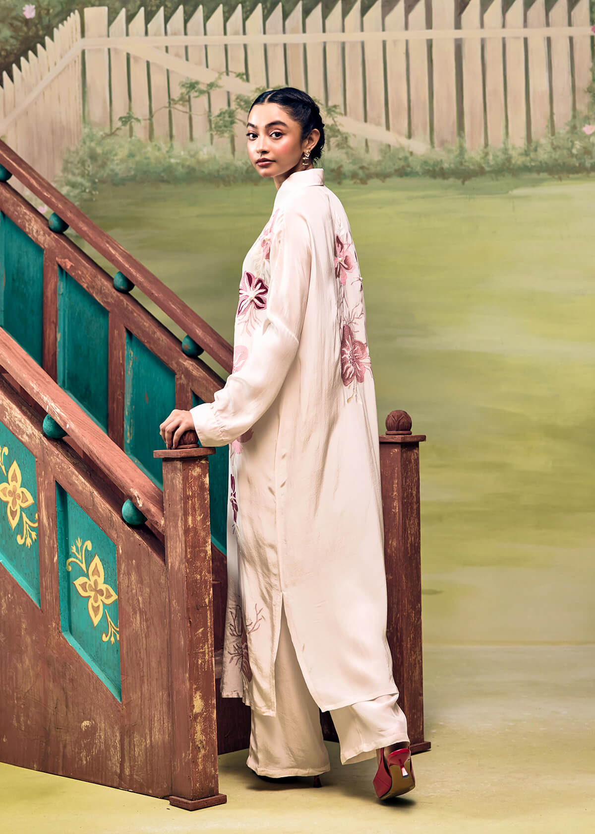 Rose Bloom Relaxed Co-ord Set - Image 4