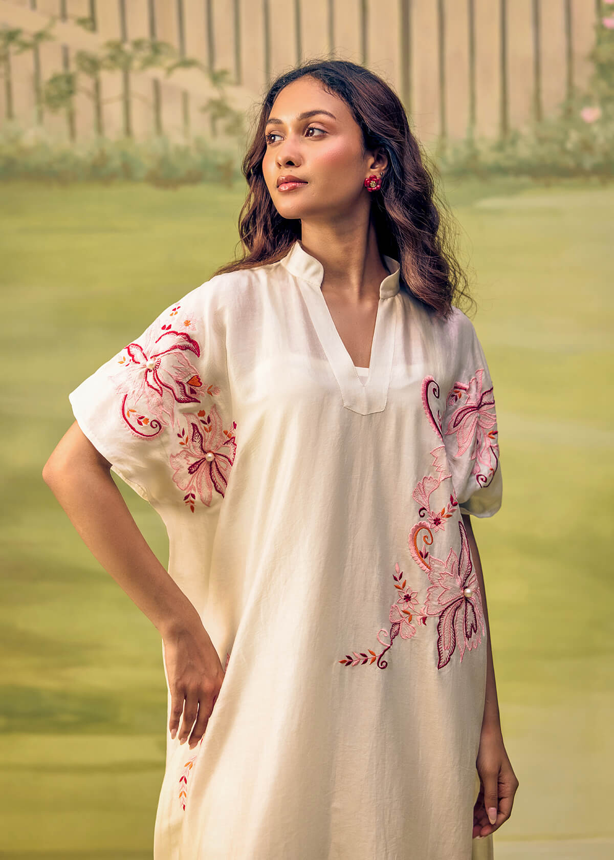 Coral Reverie Flow Dress - Image 4