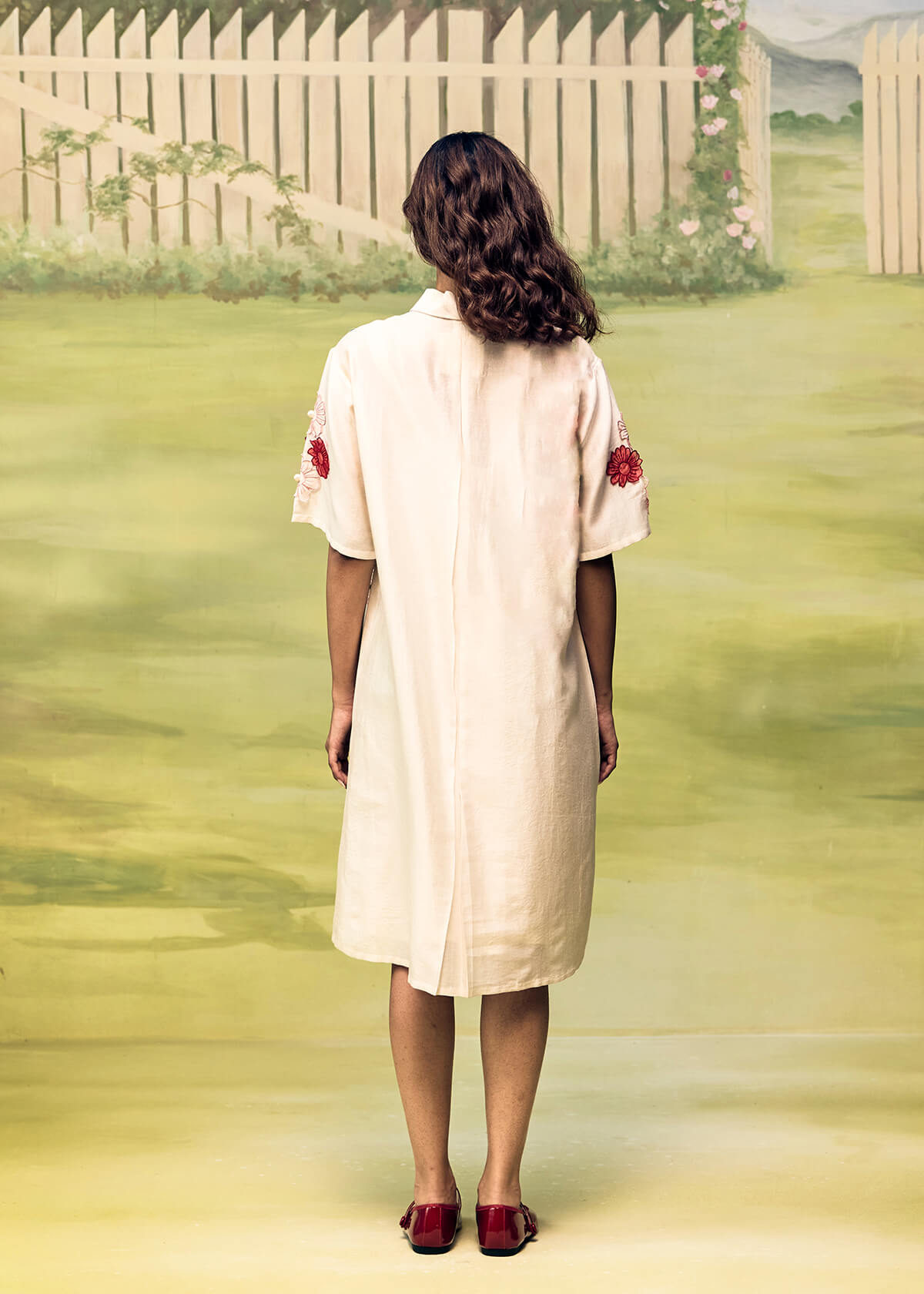 Petal Dust Soft Short Dress - Image 3
