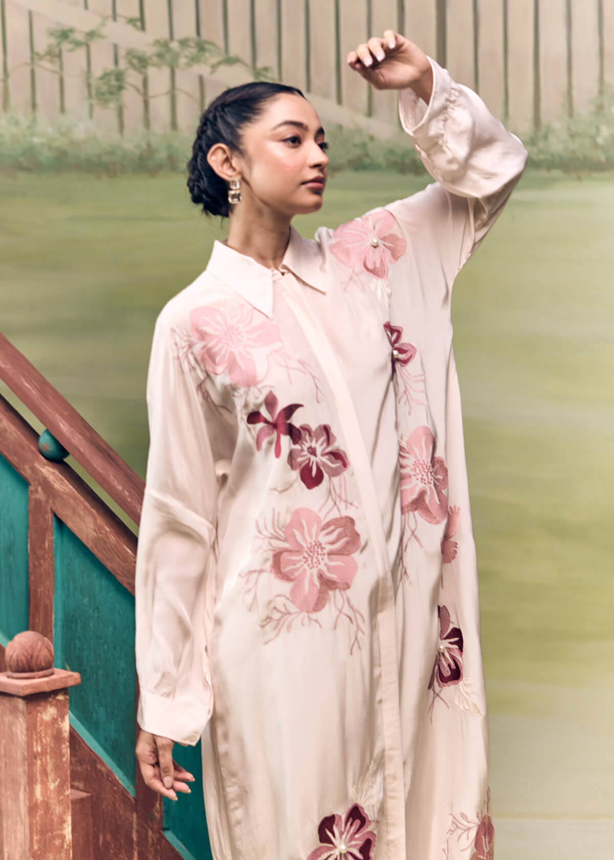 Rose Bloom Relaxed Co-ord Set - Image 2